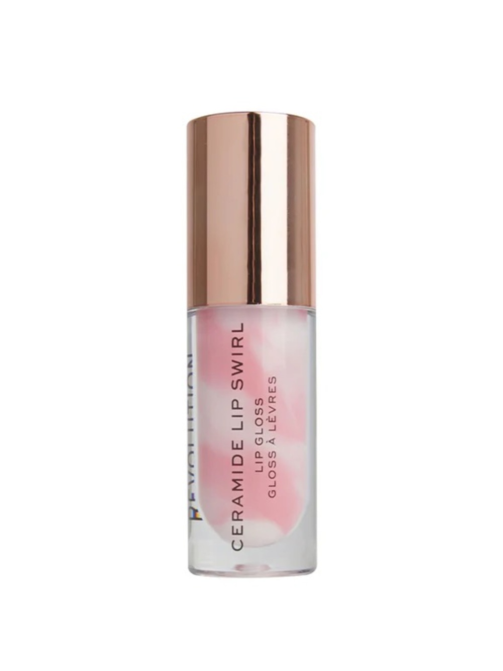 Ceramide Lip Swirl Hydrating Gloss - Light Pink & Rose Gold